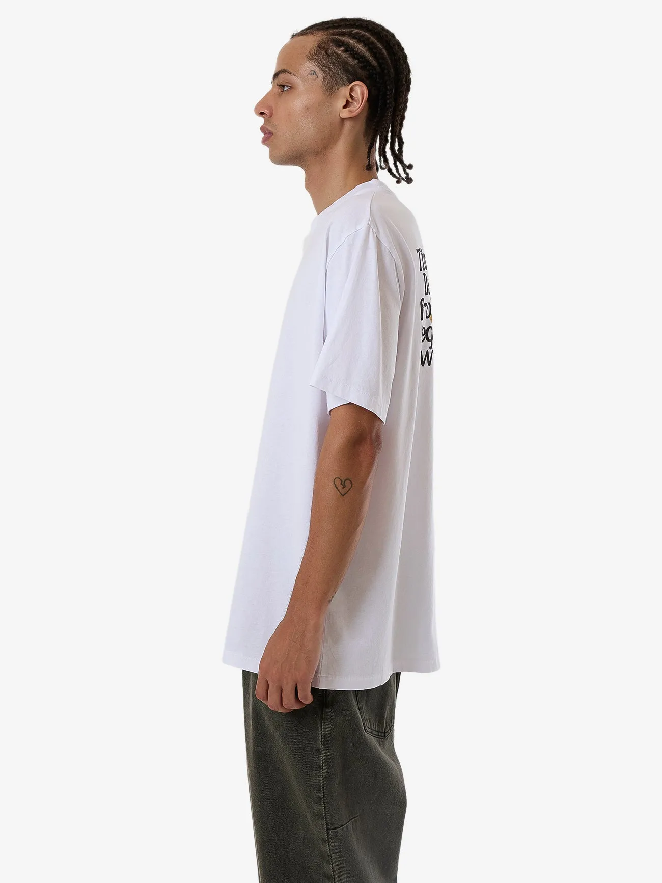Where We Are Now Merch Fit Tee - White sold by Thrills product image thumbnail 4