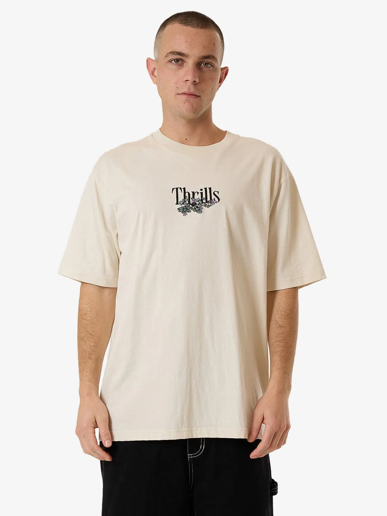 New Growth Oversize Fit Tee - Heritage White sold by Thrills