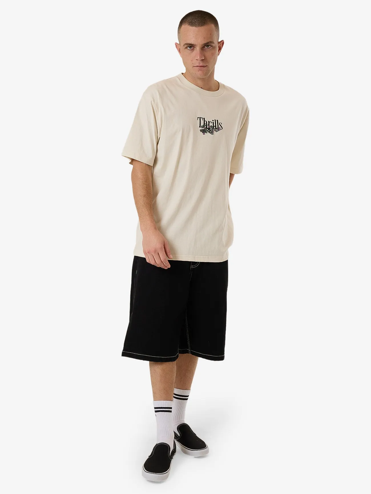 New Growth Oversize Fit Tee - Heritage White sold by Thrills product image thumbnail 5