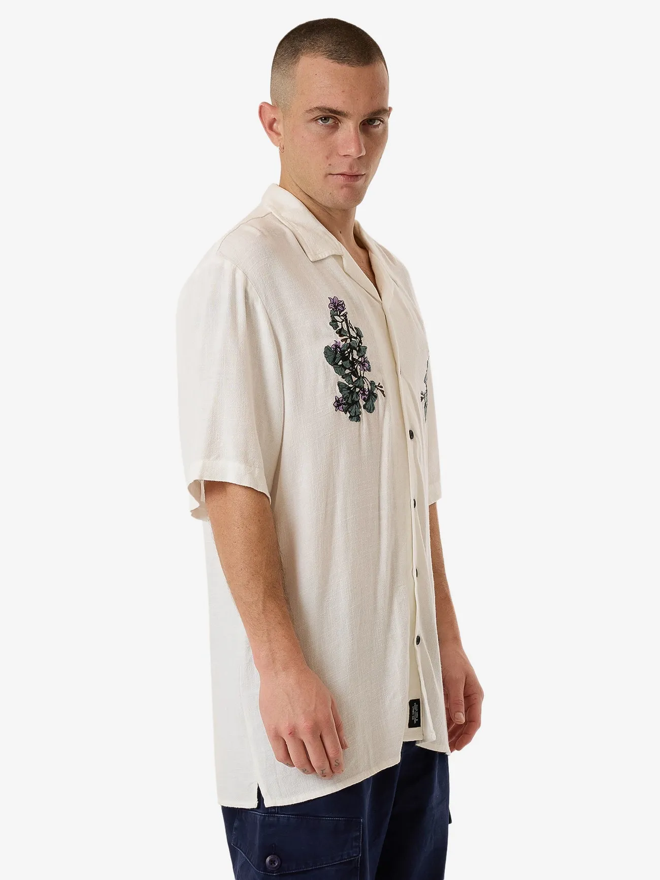New Growth Bowling Shirt - Heritage White sold by Thrills product image thumbnail 4