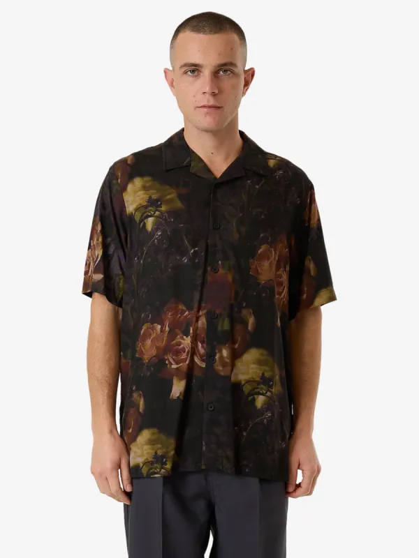 Beauty In Darkness Bowling Shirt - Mood Black sold by Thrills