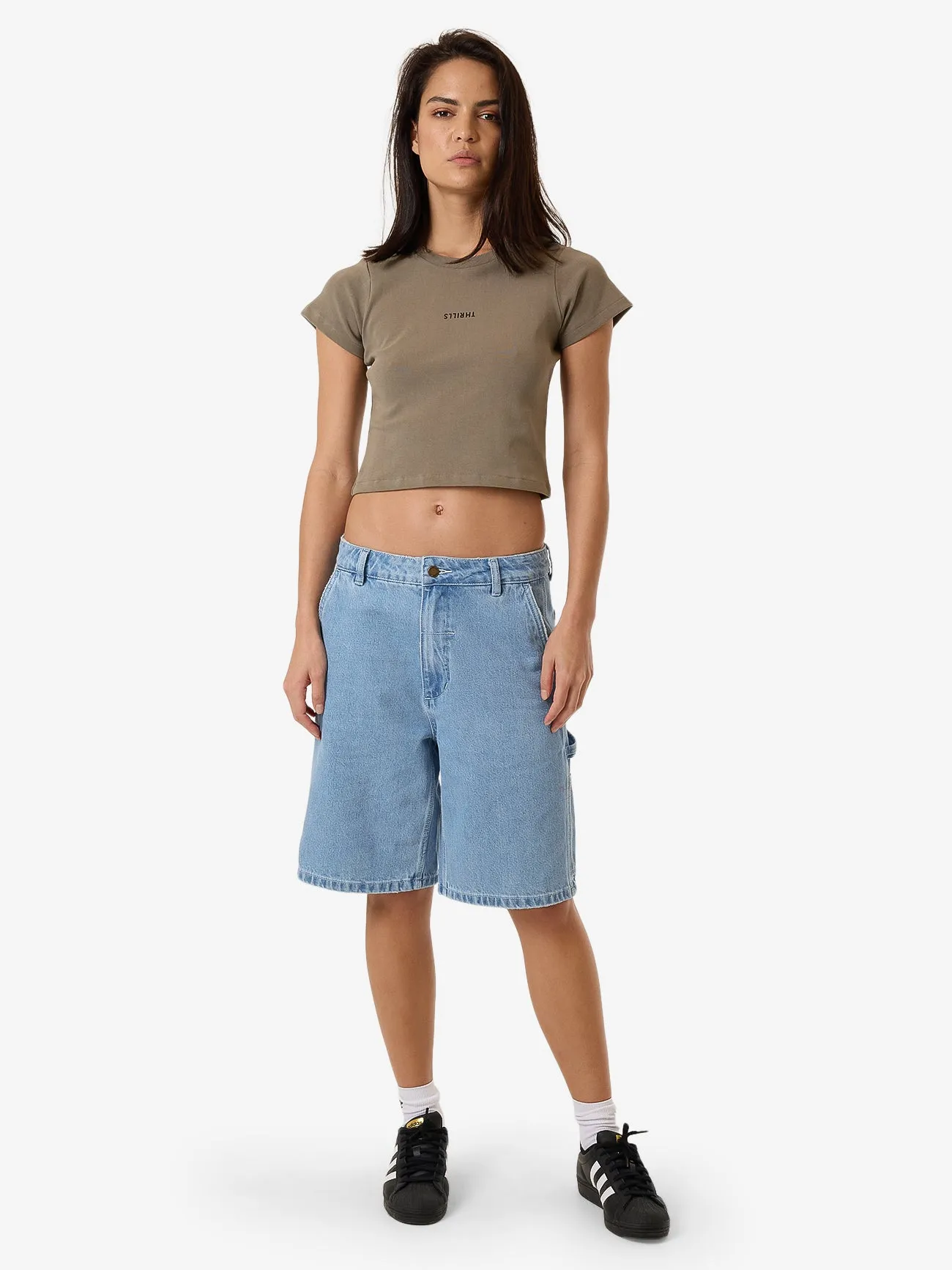 Minimal Thrills Mini Tee - Brindle sold by Thrills product image thumbnail 5