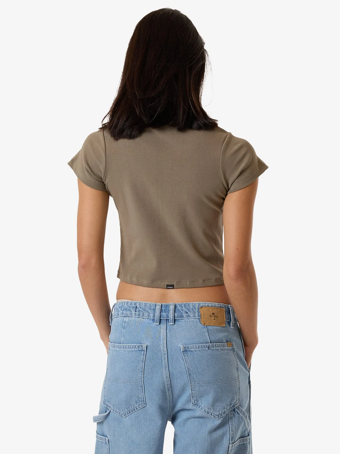 Minimal Thrills Mini Tee - Brindle sold by Thrills product image thumbnail 2