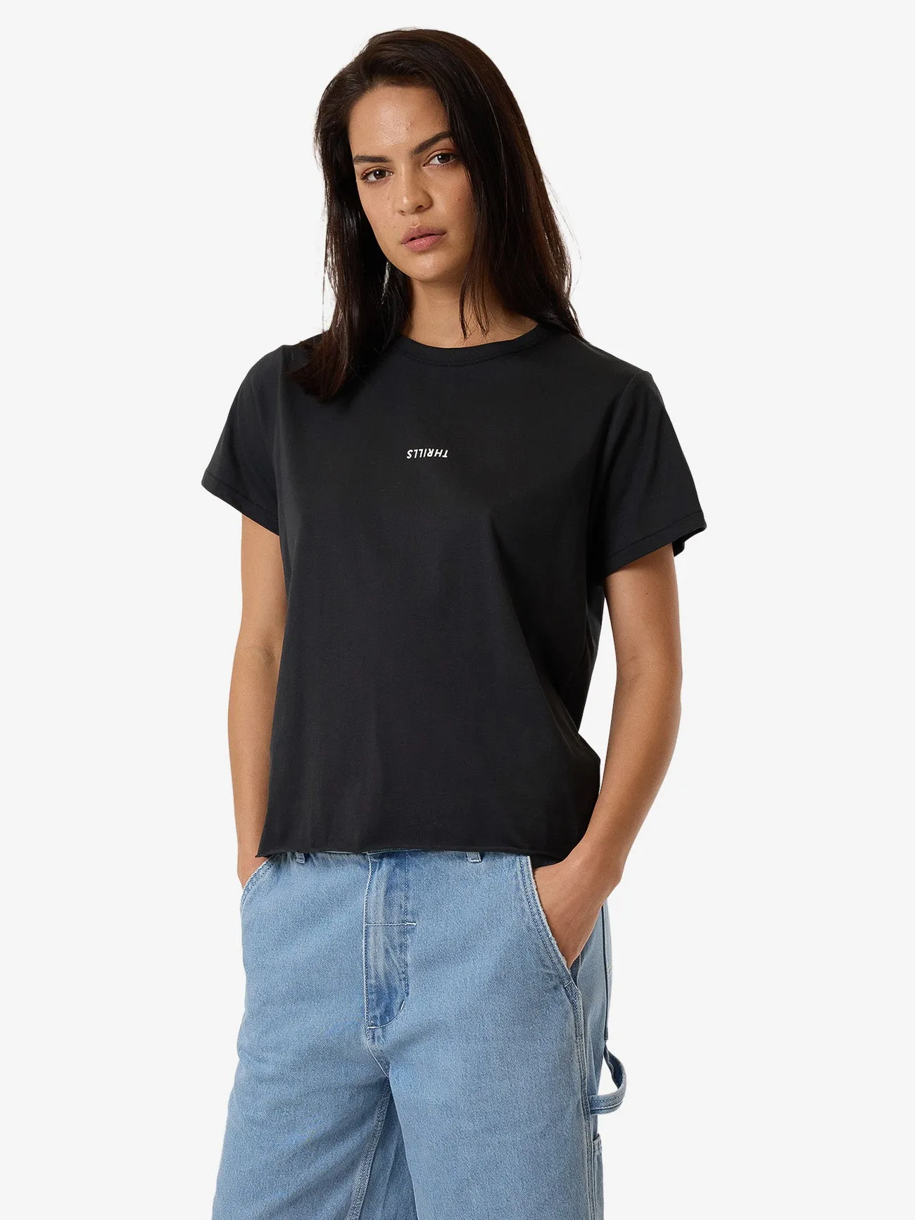 Minimal Thrills Relaxed Tee - Faded Black sold by Thrills product image thumbnail 4