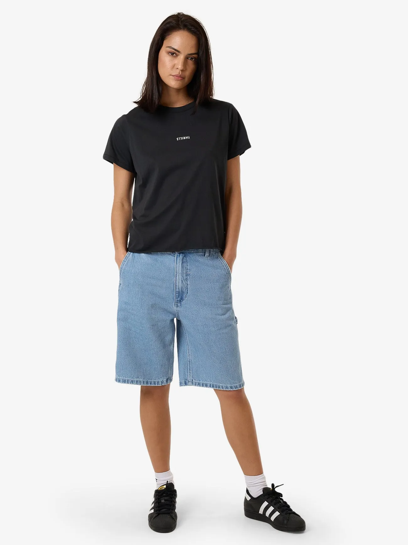 Minimal Thrills Relaxed Tee - Faded Black sold by Thrills product image thumbnail 5