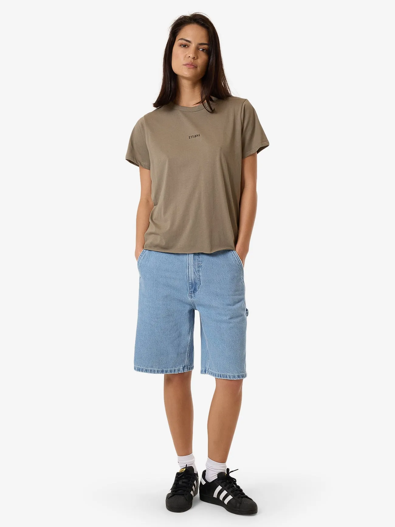 Minimal Thrills Relaxed Tee - Brindle sold by Thrills product image thumbnail 5