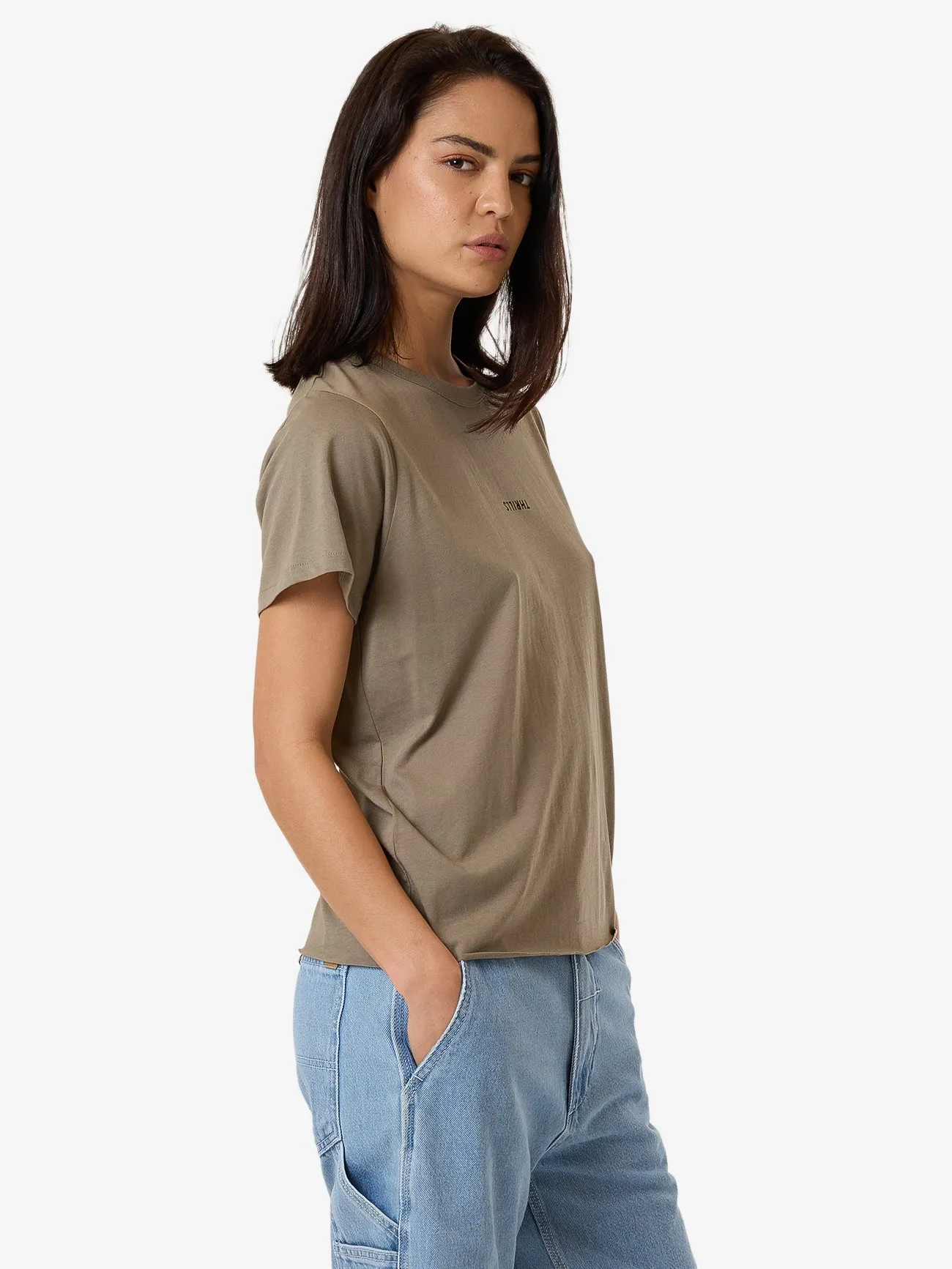 Minimal Thrills Relaxed Tee - Brindle sold by Thrills product image thumbnail 3