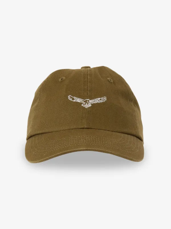 Emblem Of Strength 6 Panel Cap - Olive sold by Thrills