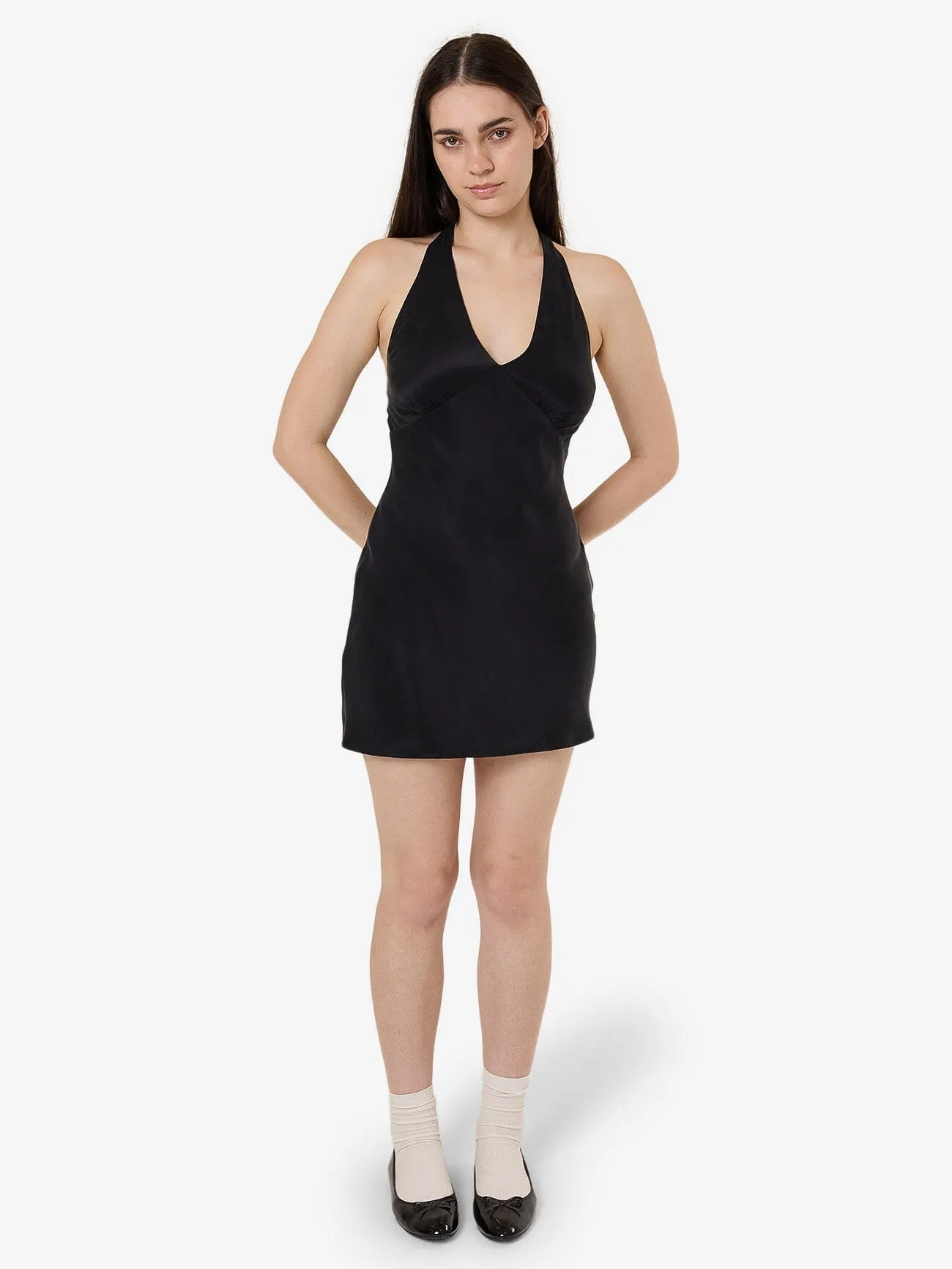 Dakota Halter Mini Dress - Black sold by Thrills product image thumbnail 5