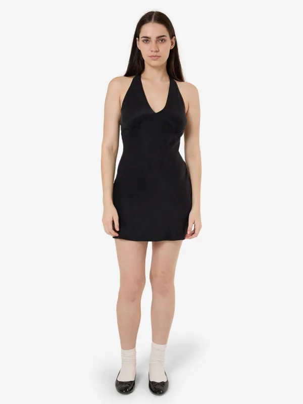 Dakota Halter Mini Dress - Black sold by Thrills