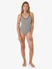 Gia Gingham Plunge One Piece - Black sold by Thrills