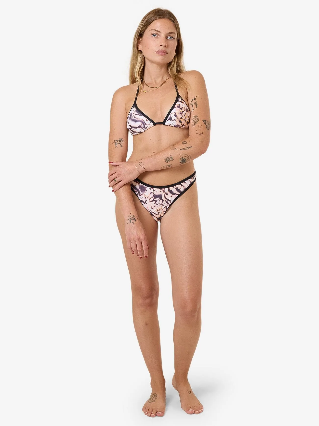 Sylvie String Bikini Top - Oatmeal sold by Thrills product image thumbnail 5