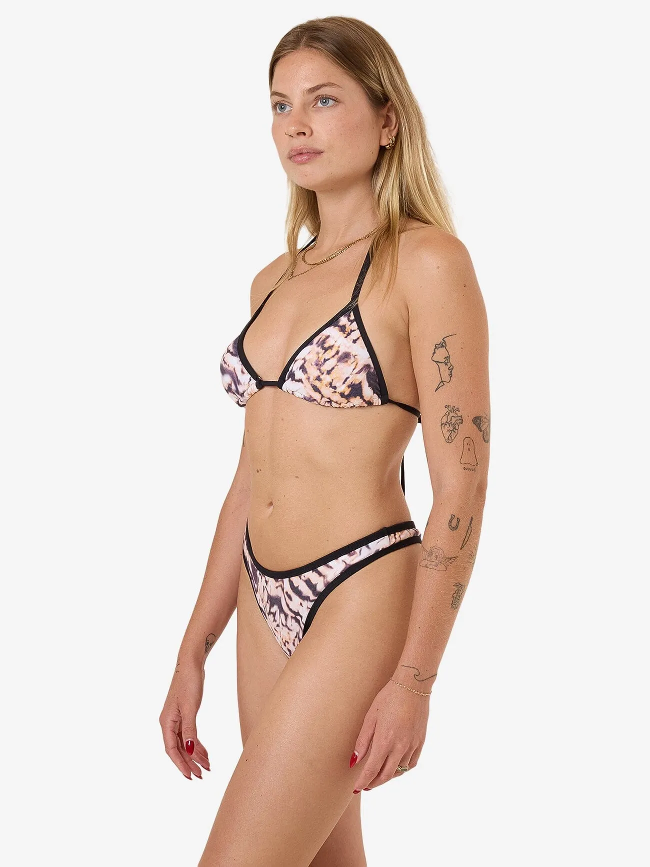 Sylvie String Bikini Top - Oatmeal sold by Thrills product image thumbnail 4