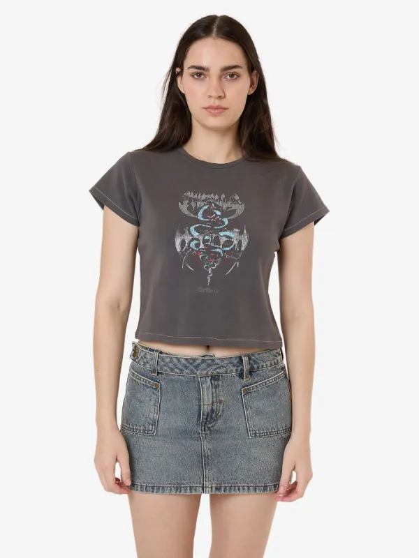 Bitter End Mini Tee - Merch Black sold by Thrills