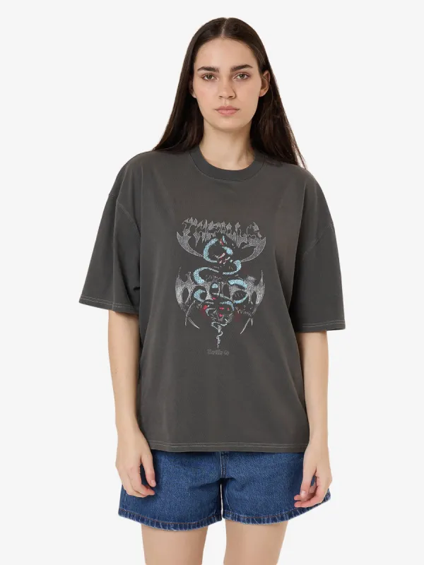 Bitter End Oversized Tee - Merch Black sold by Thrills