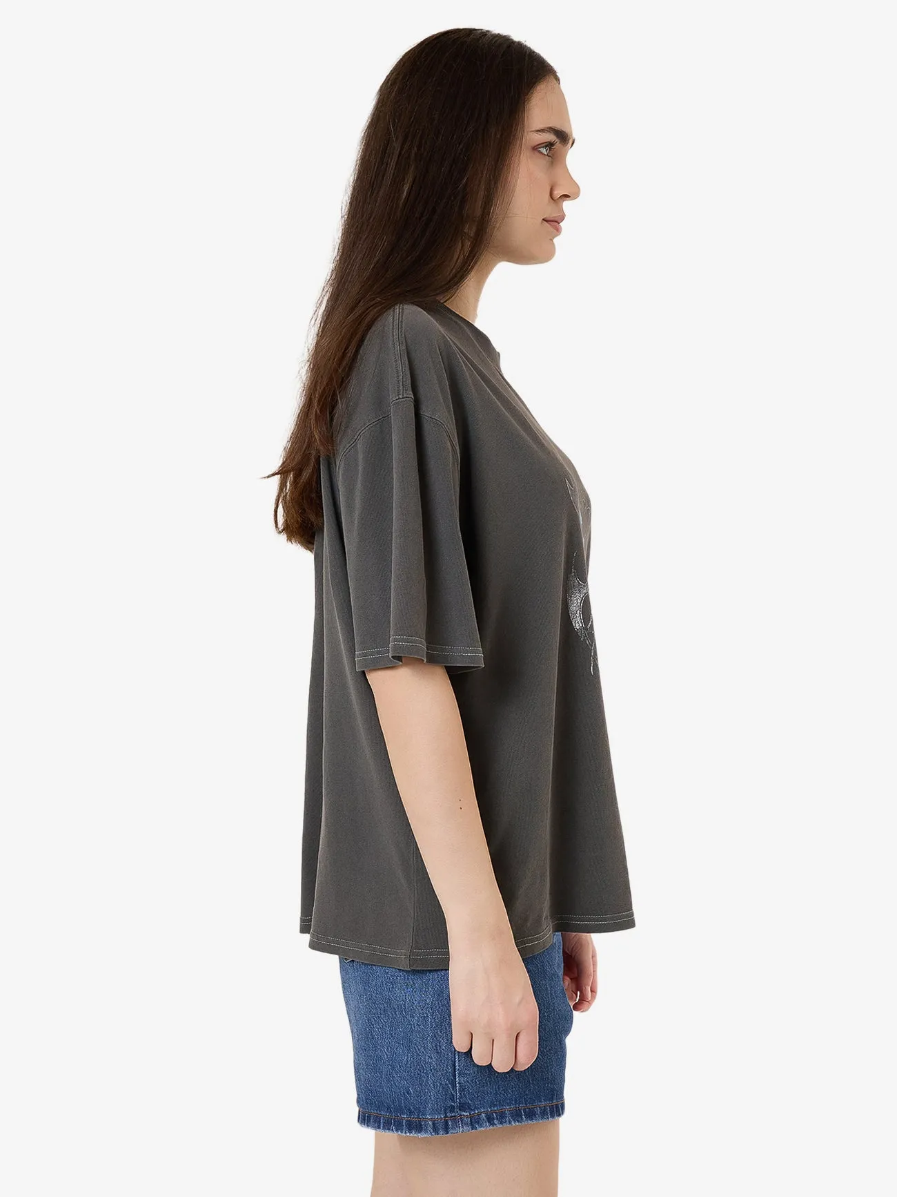 Bitter End Oversized Tee - Merch Black sold by Thrills product image thumbnail 4