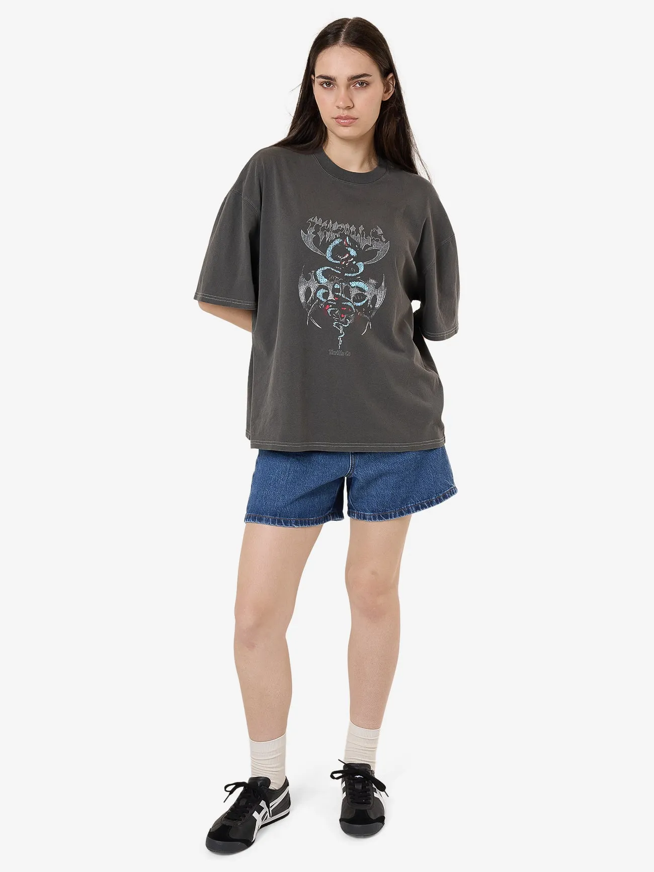 Bitter End Oversized Tee - Merch Black sold by Thrills product image thumbnail 5