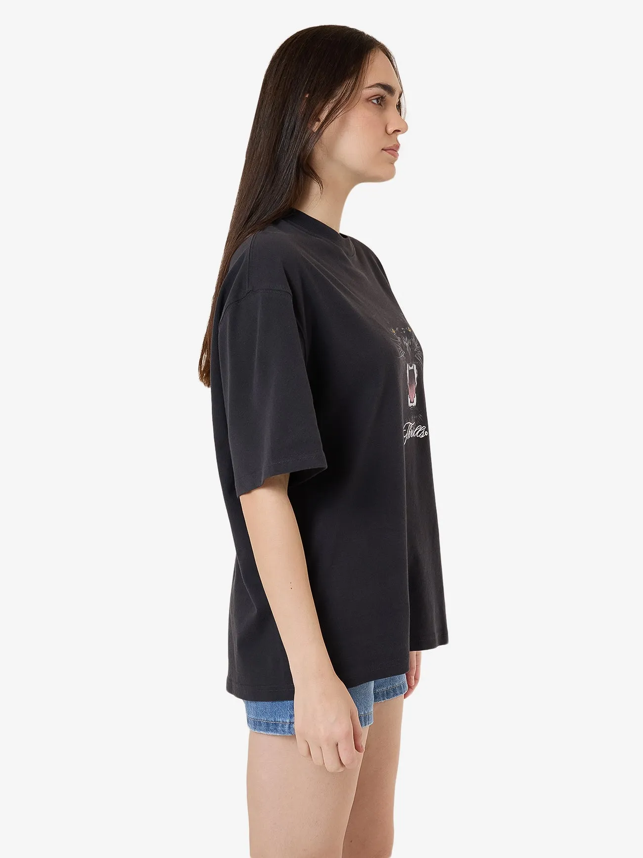 Deadly Pursuit Oversized Tee - Washed Black sold by Thrills product image thumbnail 4