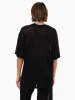 Anais Knit Oversize Tee - Black sold by Thrills