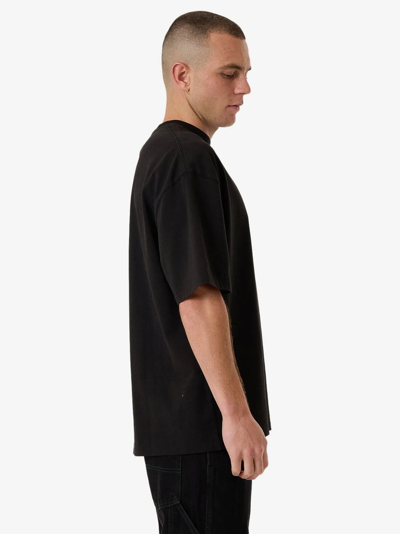 Natural Remedy Box Fit Oversize Tee - Black sold by Thrills product image thumbnail 4