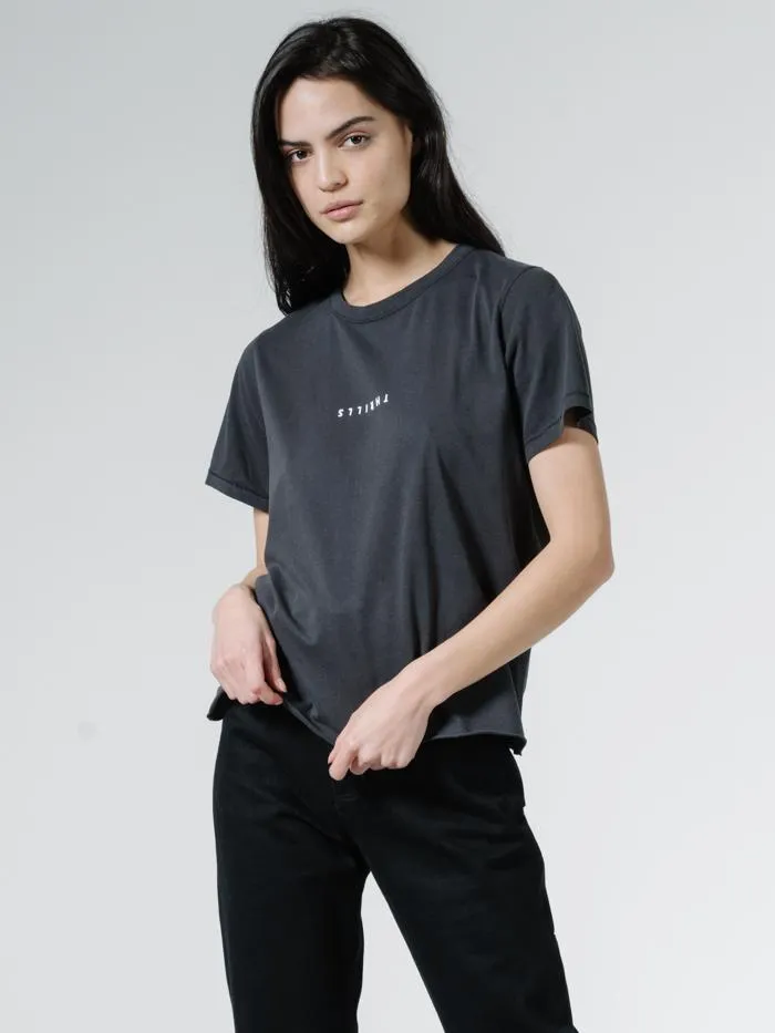 Minimal Thrills Relax Fit Tee - Heritage Black sold by Thrills