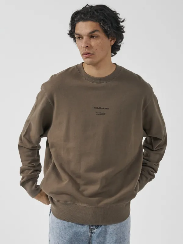 Thrills Infantry Oversize Crew - Canteen sold by Thrills