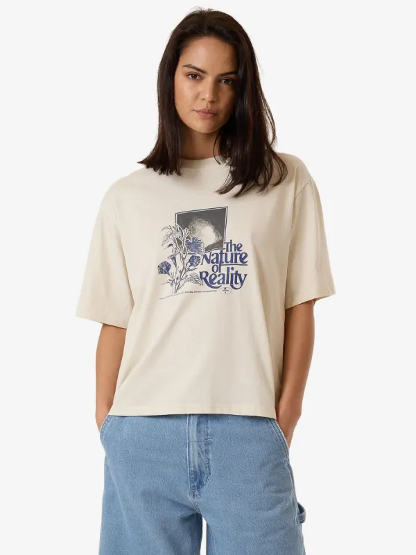 Nature Vs Nuture Square Tee - Heritage White sold by Thrills
