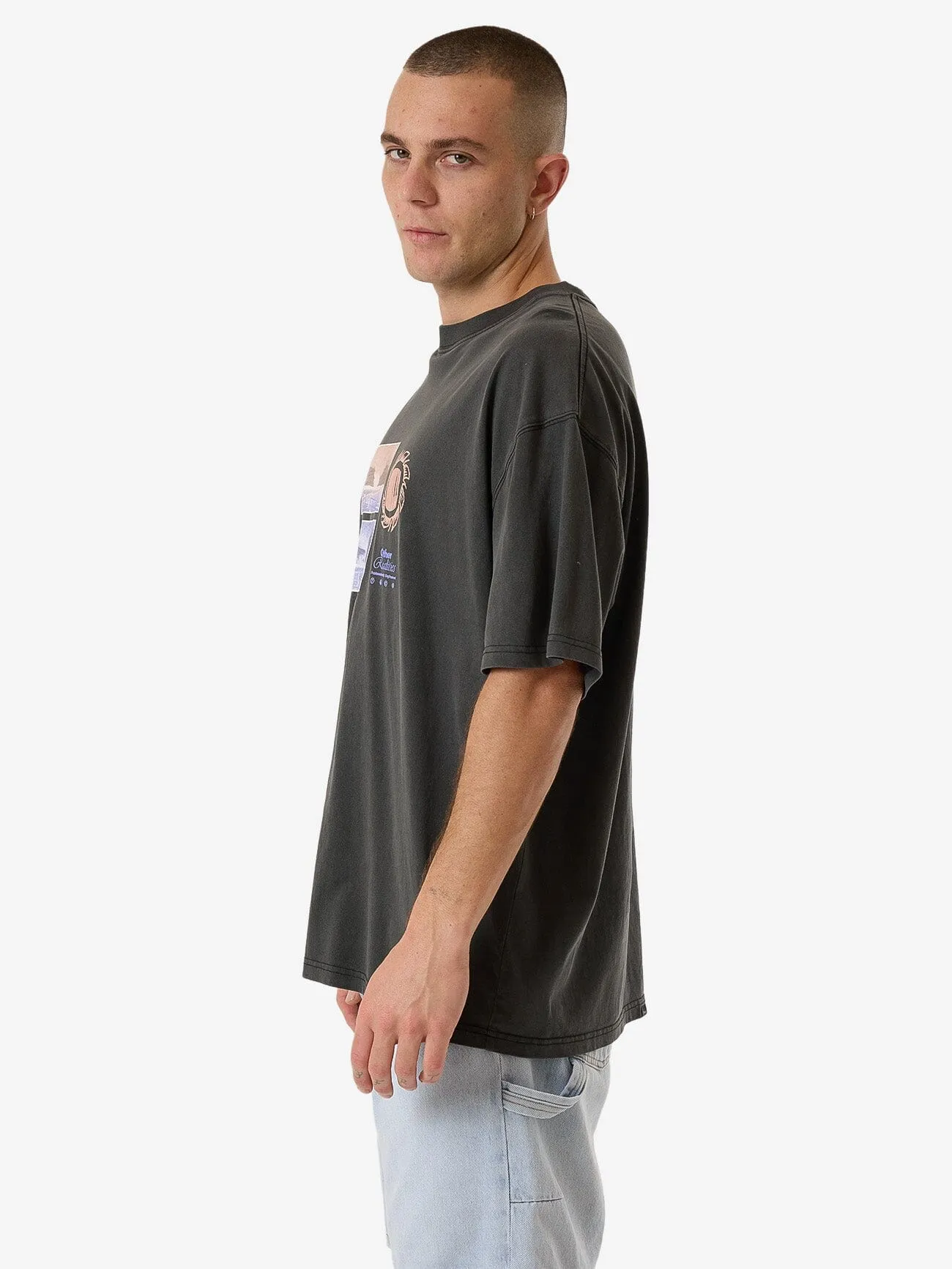 Other Realities Box Fit Oversize Tee - Merch Black sold by Thrills product image thumbnail 3