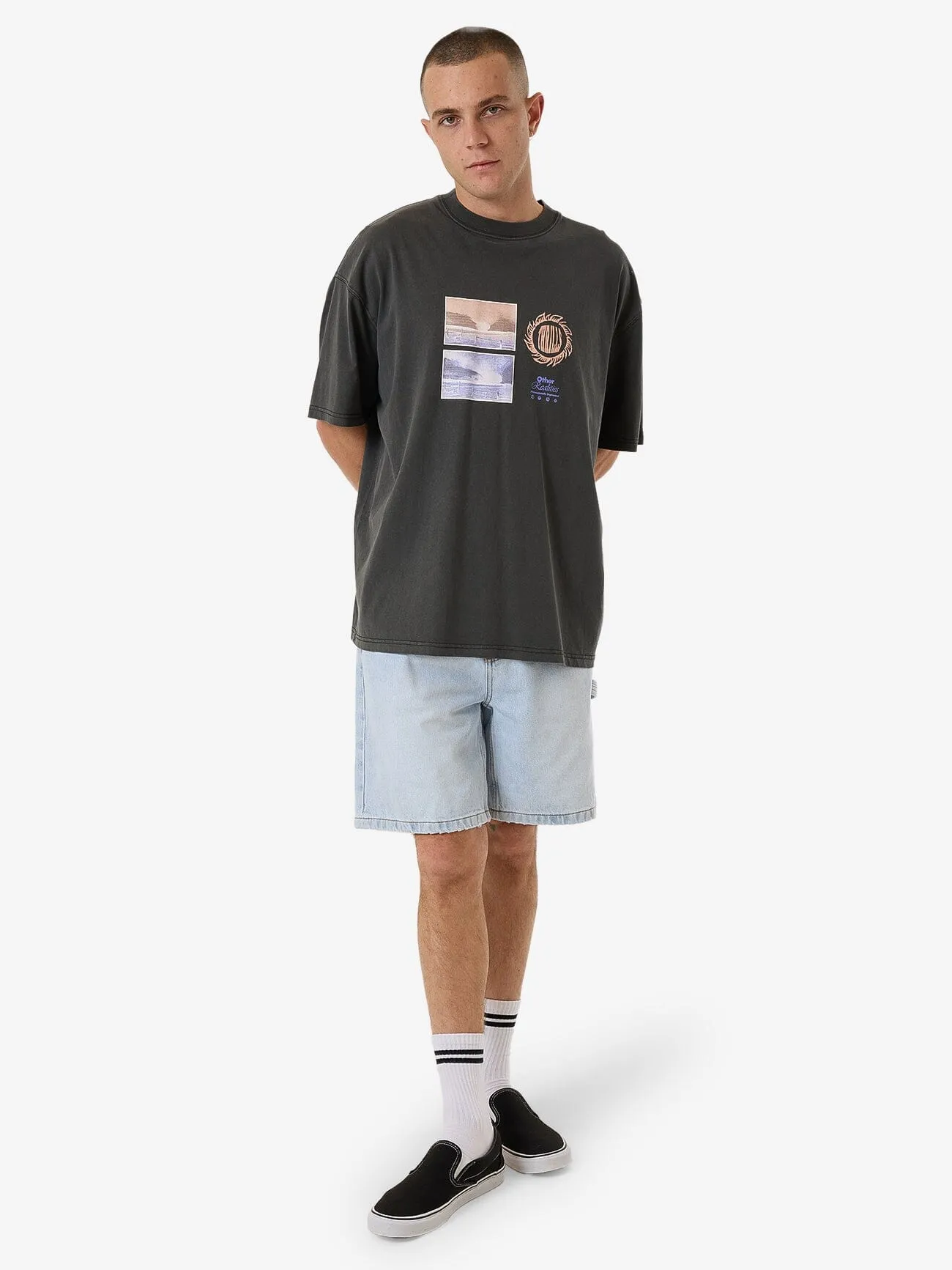 Other Realities Box Fit Oversize Tee - Merch Black sold by Thrills product image thumbnail 5
