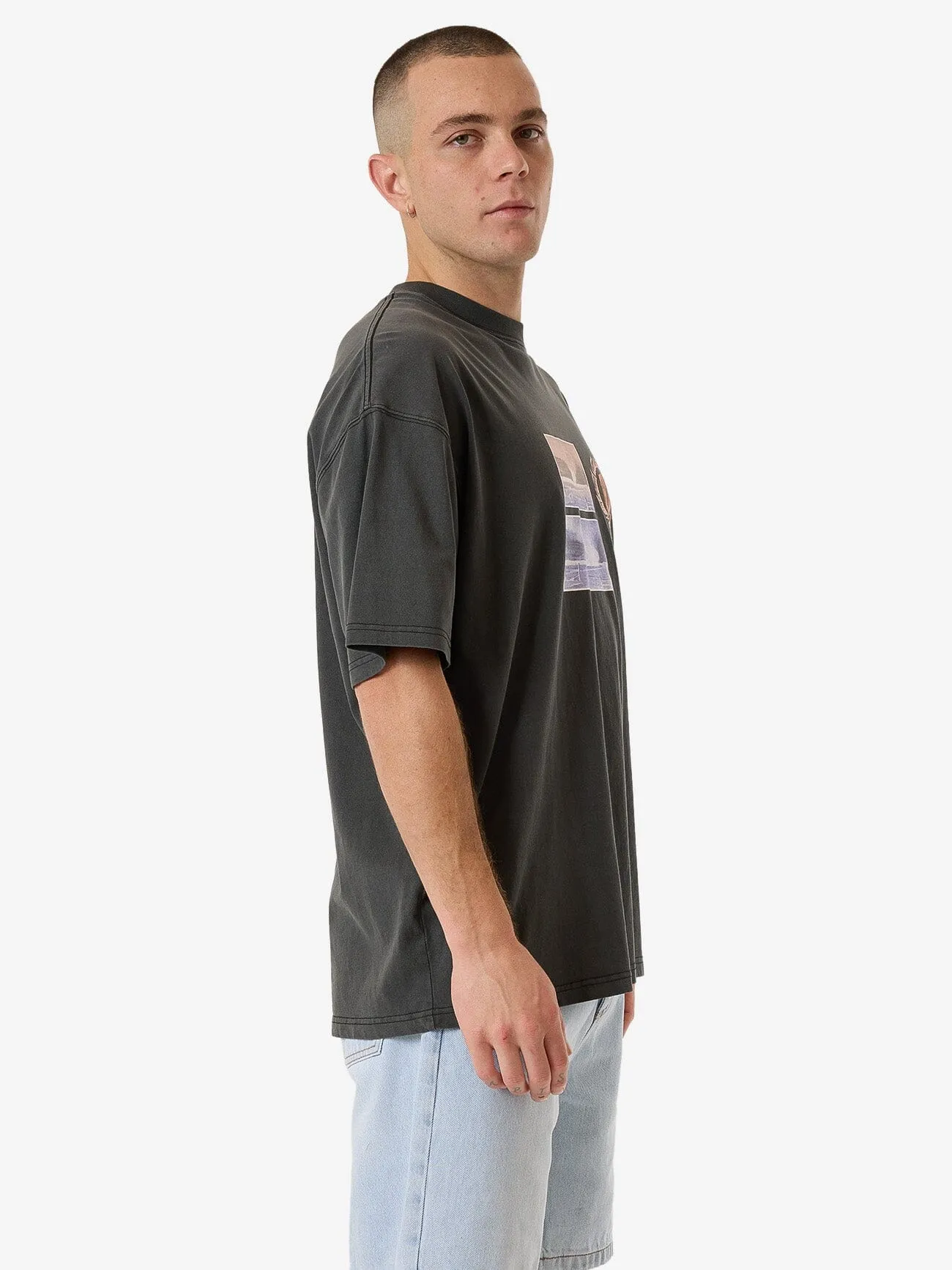 Other Realities Box Fit Oversize Tee - Merch Black sold by Thrills product image thumbnail 4