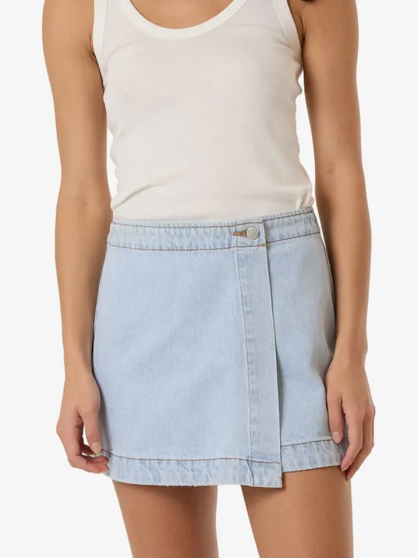 Marley Wrap Skirt - Epoch Blue sold by Thrills