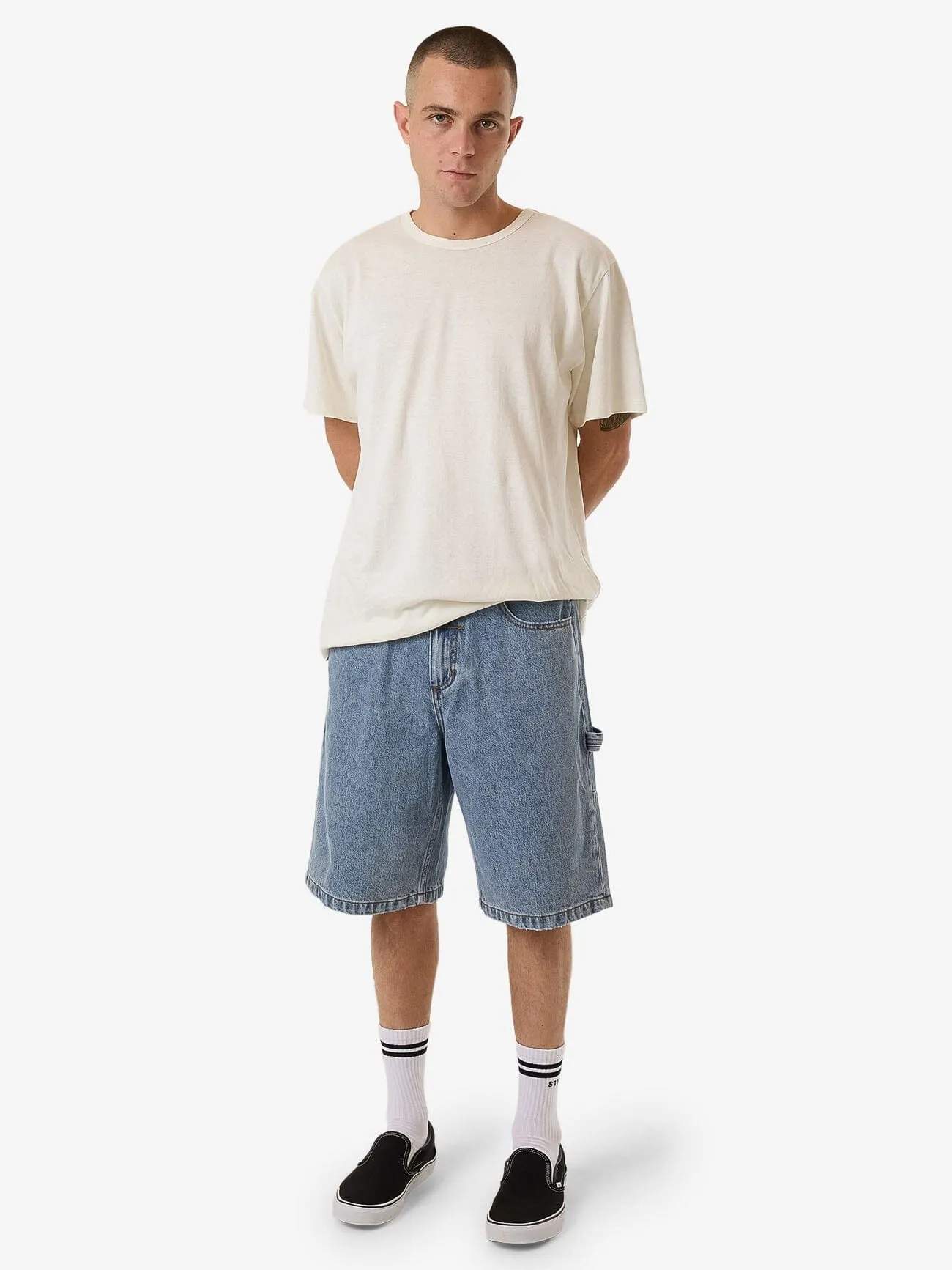 Infinite Stars Big Slacker Denim Short - Garage Blue sold by Thrills product image thumbnail 5