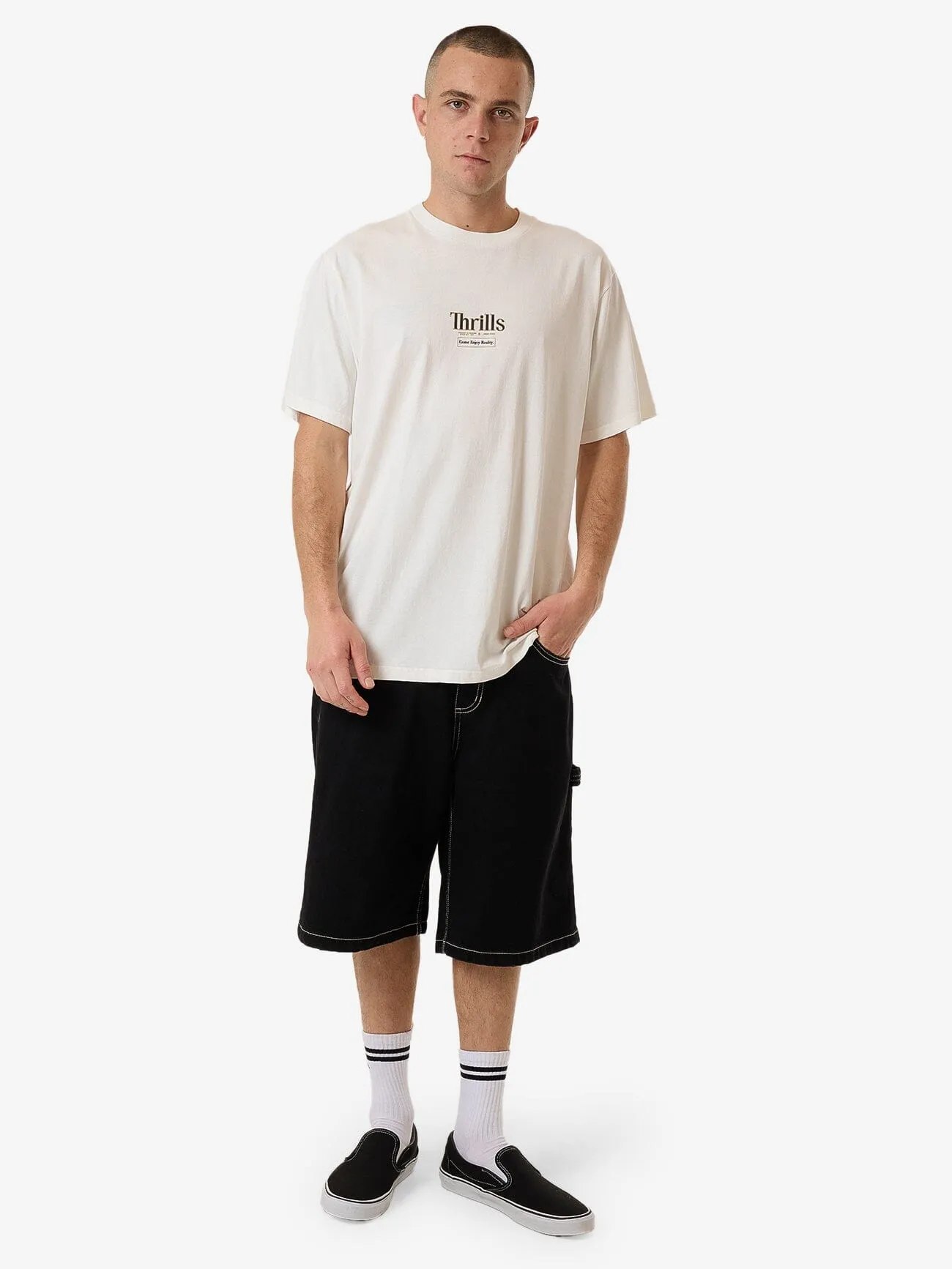 Higher Road Merch Fit Tee - Heritage White sold by Thrills product image thumbnail 5