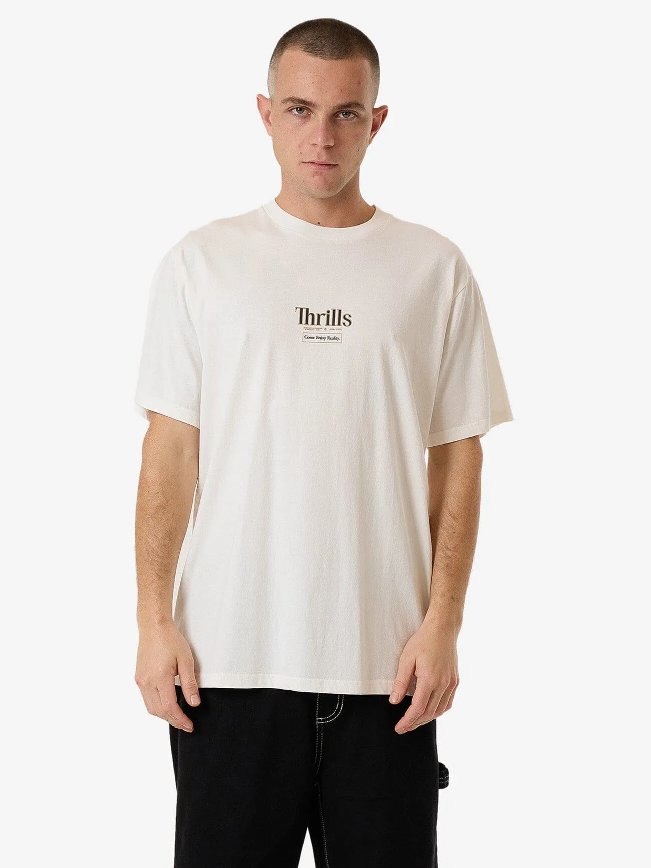 Higher Road Merch Fit Tee - Heritage White sold by Thrills
