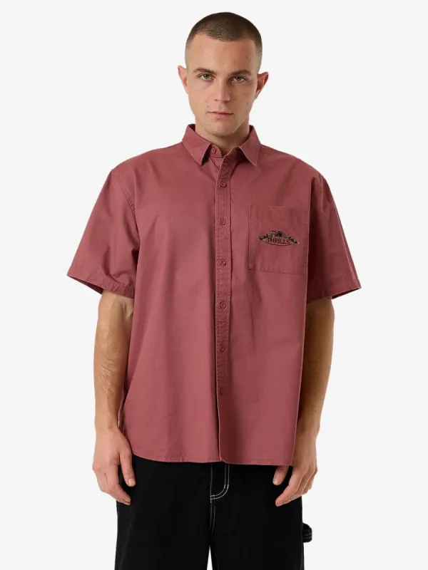 Deadly Garden Short Sleeve Shirt - Hawthorn Rose sold by Thrills