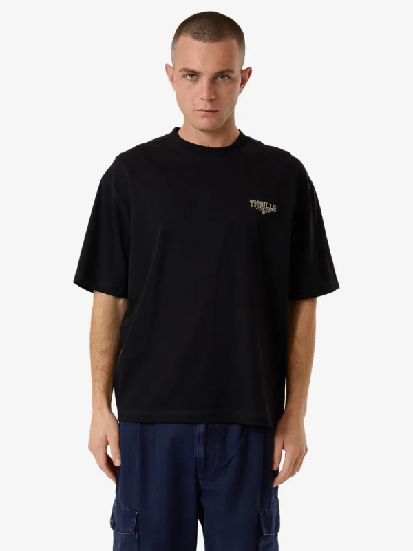 Be Adorned Box Fit Oversize Short Tee - Black sold by Thrills