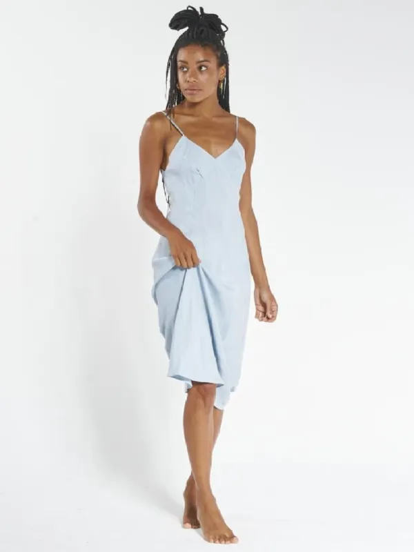 Chelsea Slip Dress - Steel Blue sold by Thrills