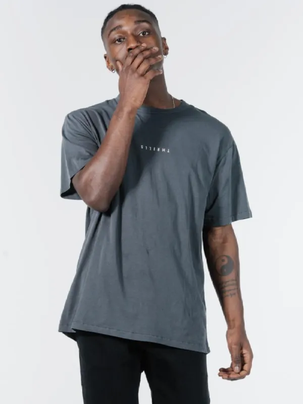 Minimal Thrills Merch Fit Tee - Ebony sold by Thrills