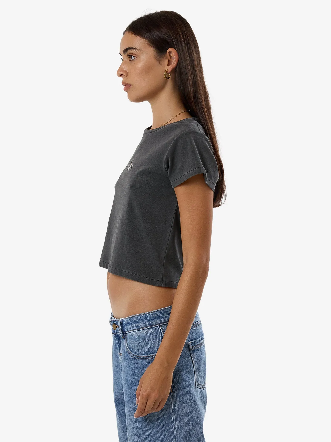 In Bloom Mini Tee - Merch Black sold by Thrills product image thumbnail 3