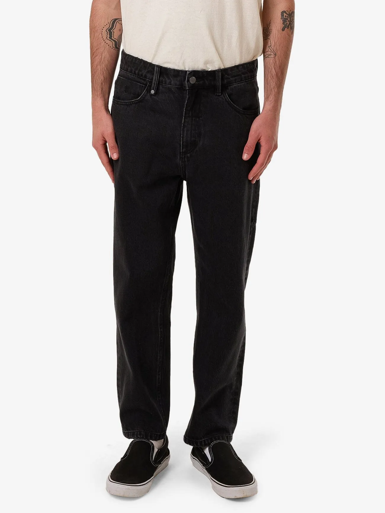 Chopped Denim Jean - Coal sold by Thrills