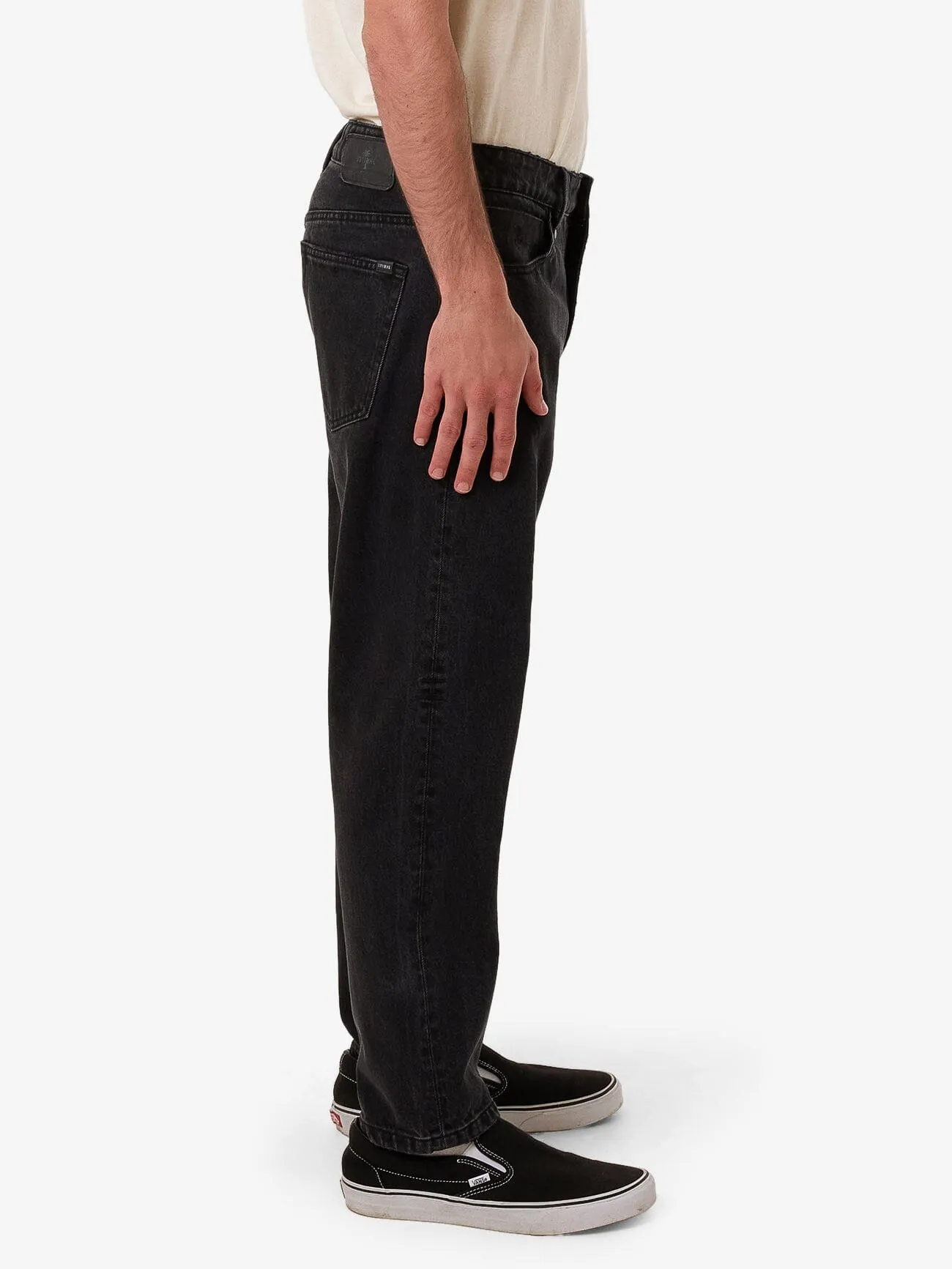 Chopped Denim Jean - Coal sold by Thrills product image thumbnail 3