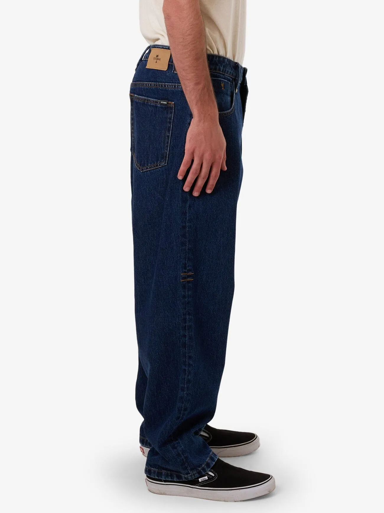 Big Slacker Baggy Denim Jean - Rinsed Ink sold by Thrills product image thumbnail 3