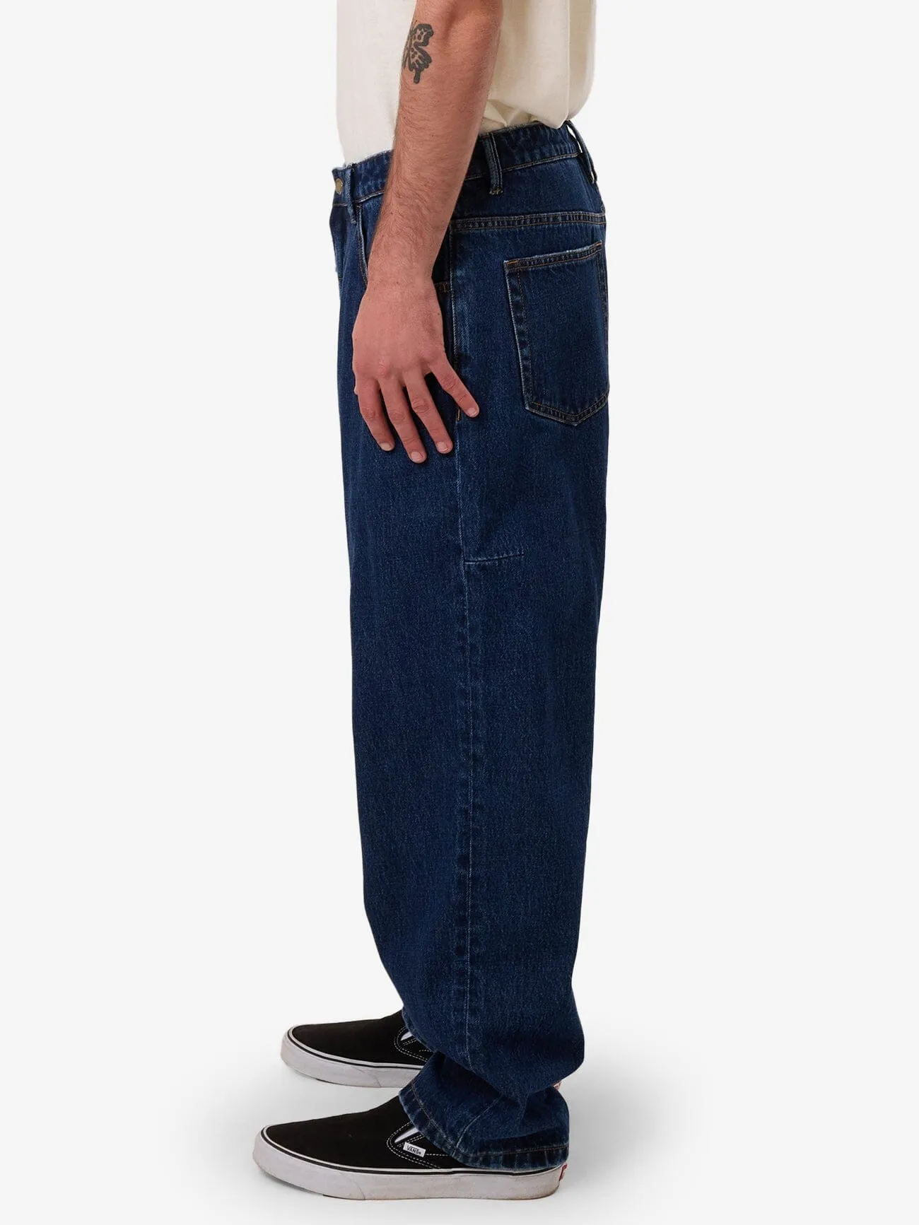 Big Slacker Baggy Denim Jean - Rinsed Ink sold by Thrills product image thumbnail 4
