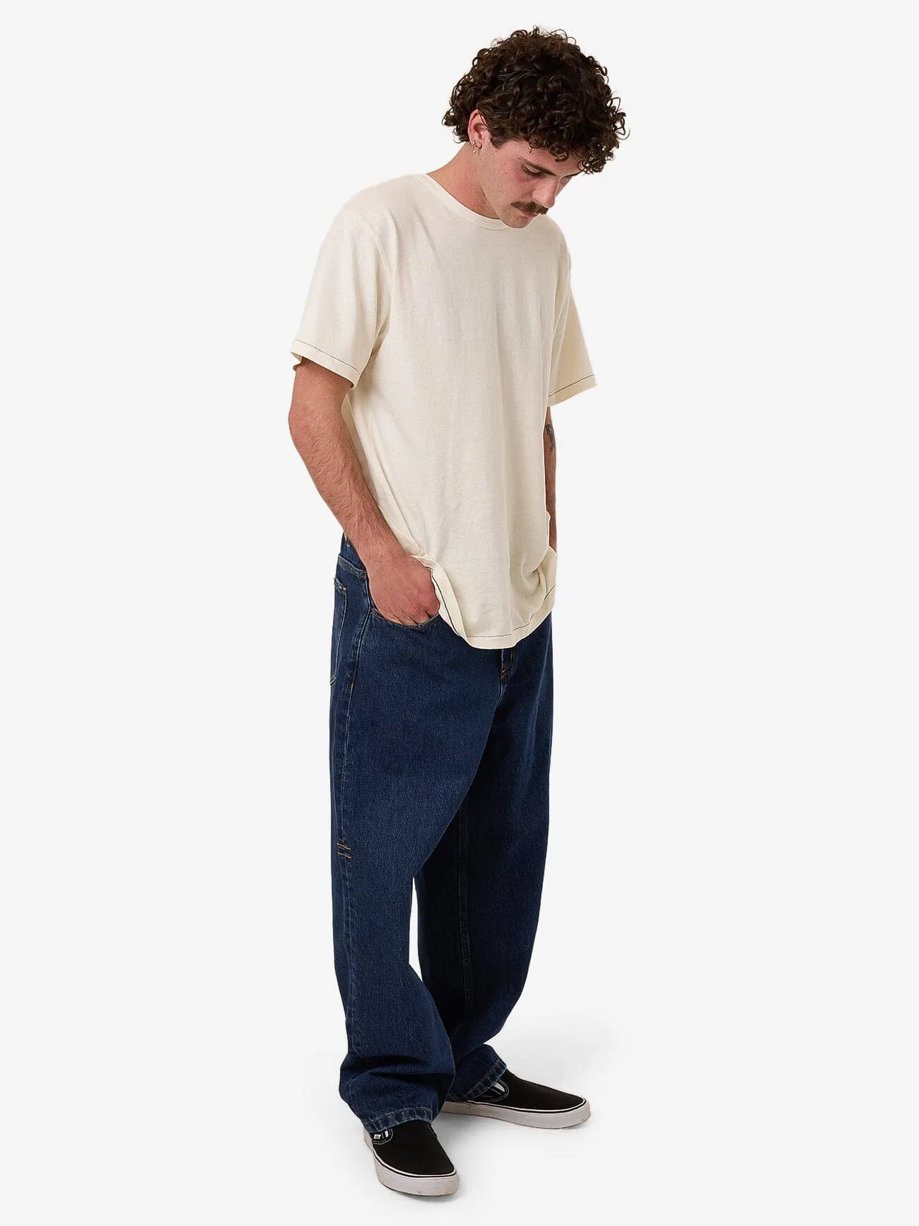 Big Slacker Baggy Denim Jean - Rinsed Ink sold by Thrills product image thumbnail 5