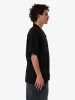 Hemp Minimal Thrills Contrast Stitch Bowling Shirt - Black - Grey Contrast sold by Thrills