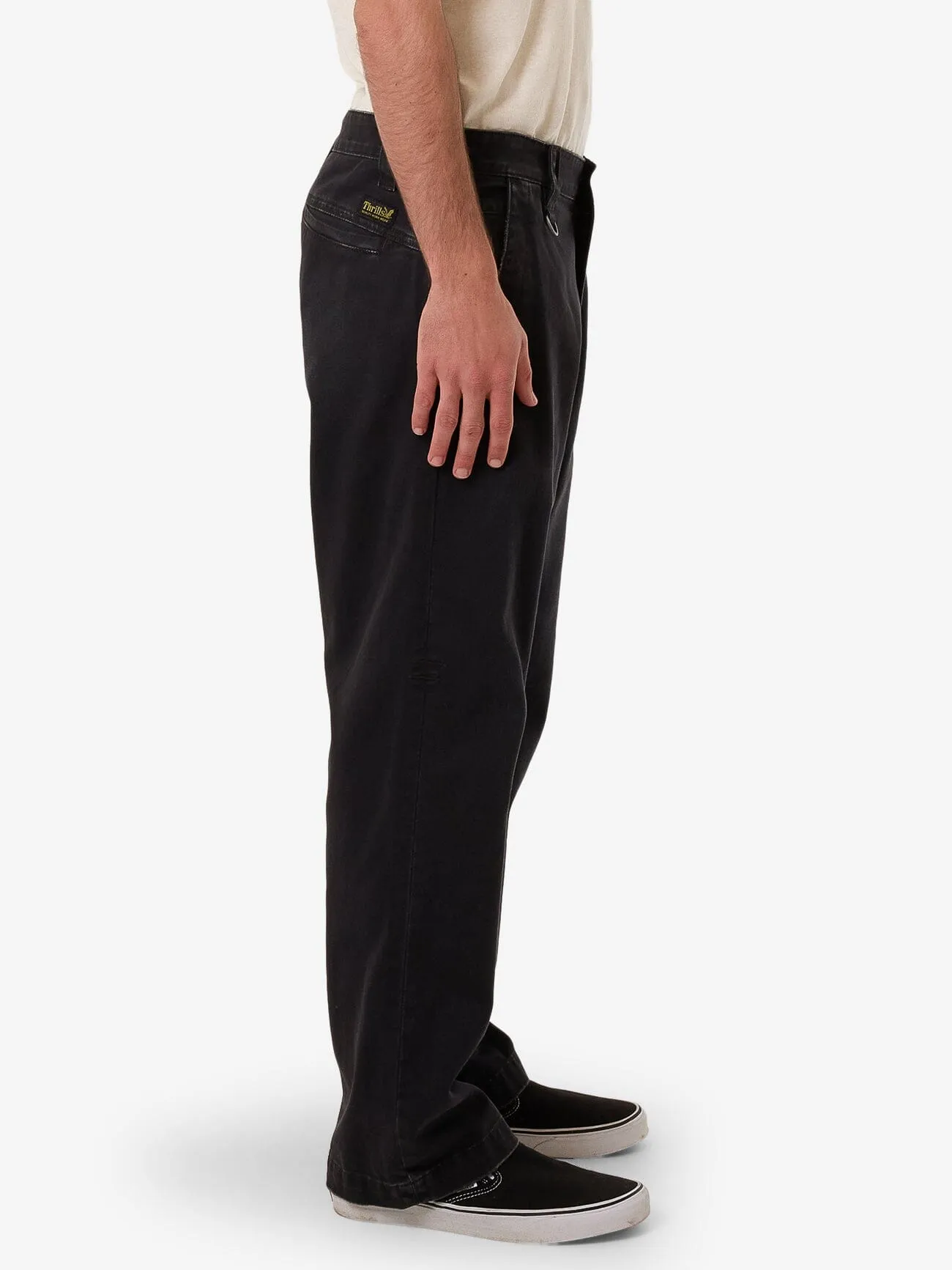 Thrills Union Slacker Work Pant - Dark Charcoal sold by Thrills product image thumbnail 3