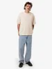Chain Of Formation Embro Box Fit Oversize Short Tee - Unbleached sold by Thrills