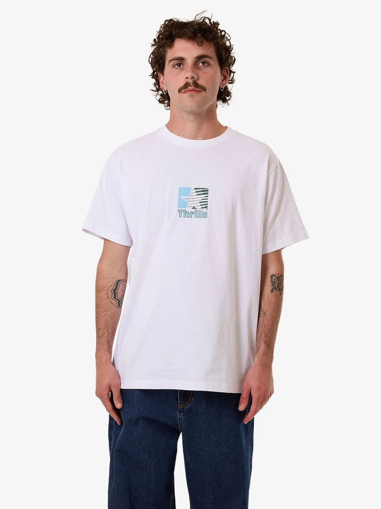 Hazed Merch Fit Tee - White sold by Thrills