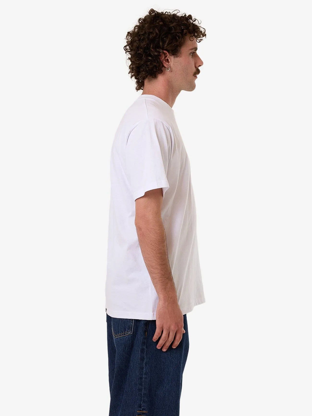 Hazed Merch Fit Tee - White sold by Thrills product image thumbnail 3