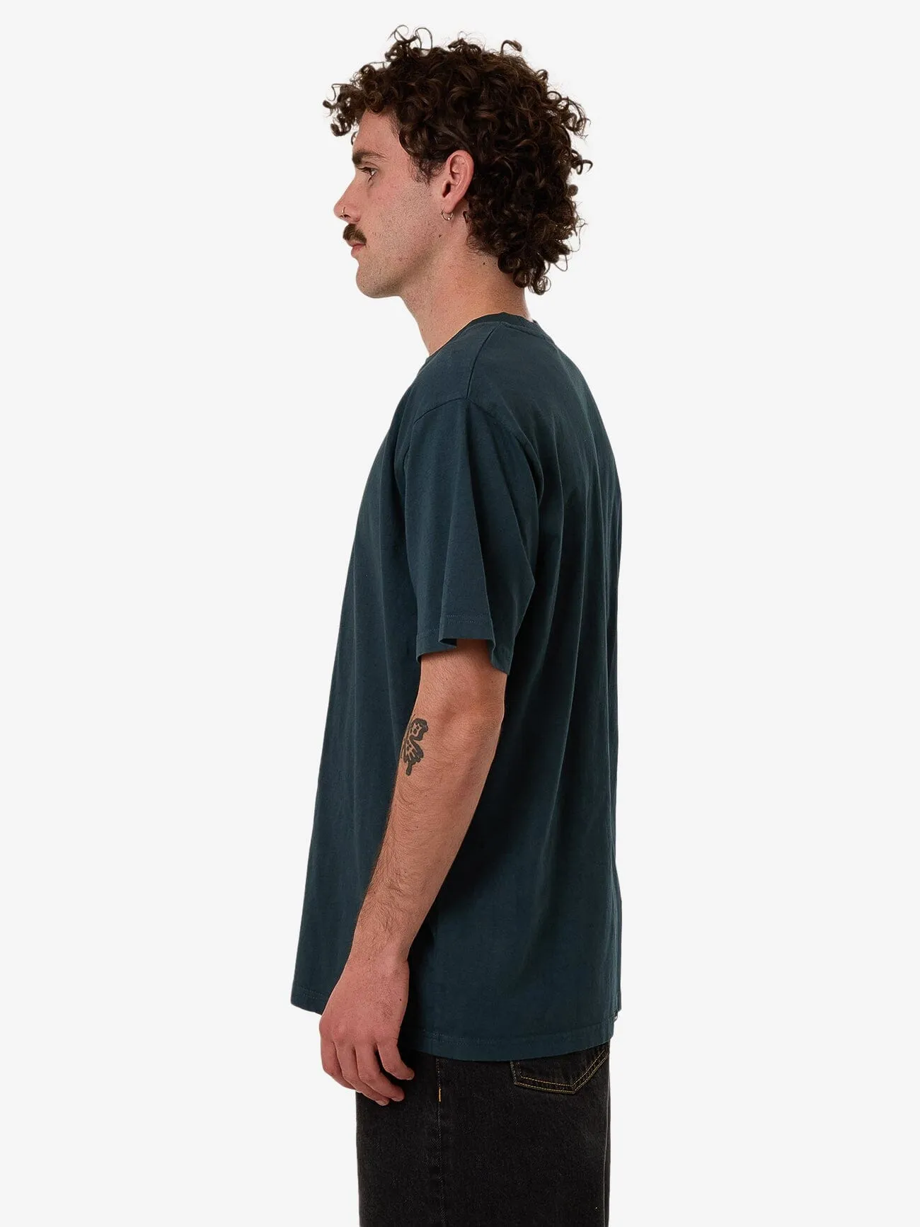 Hazed Merch Fit Tee - Deep Teal sold by Thrills product image thumbnail 4